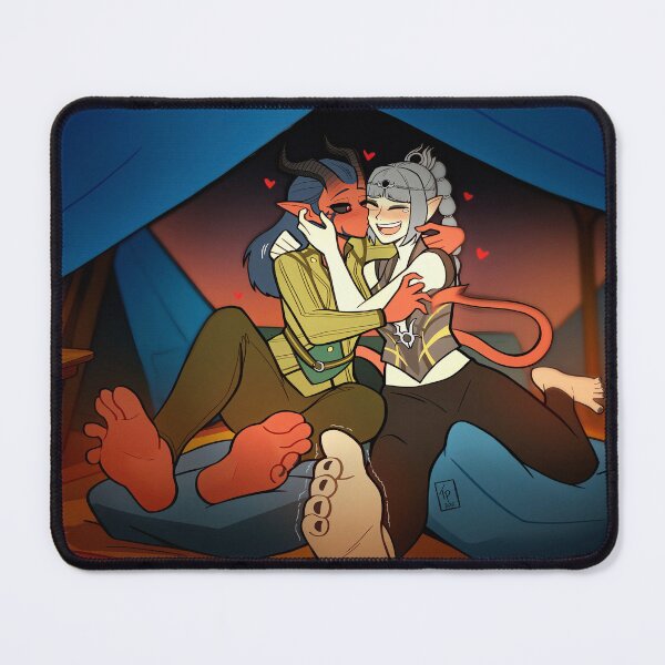Item preview, Shadowheart Meets Jerda – Baldur’s Gate 3 Fan Art designed and sold by TicklishPeach.