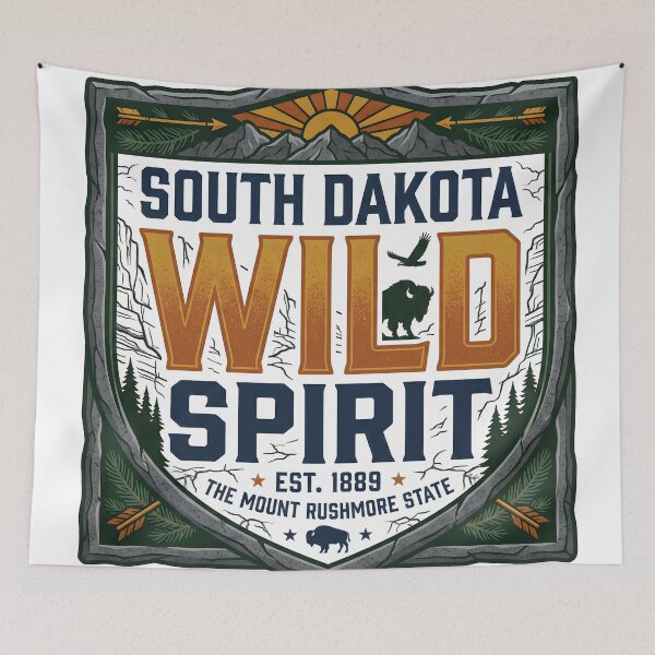 Item preview, south dakota, black hills, badlands, mount rushmore, south dakota nature designed and sold by TrueArtVibes.