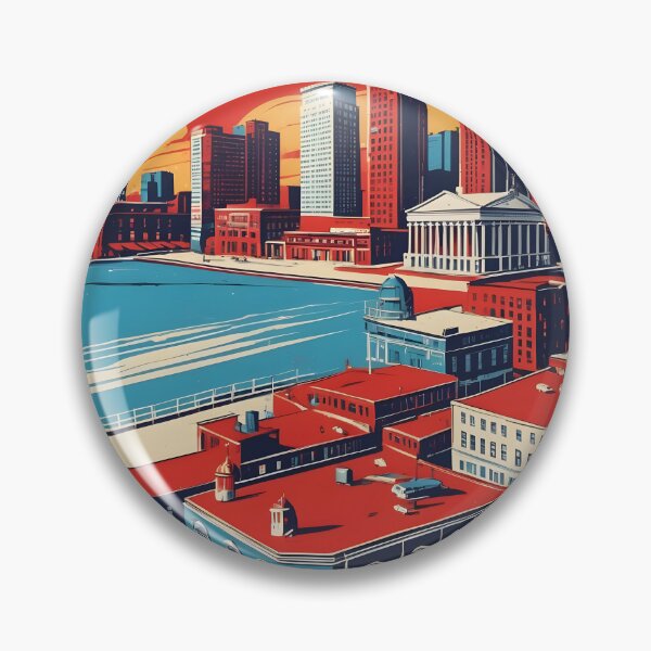 Item preview, Brick New Jersey 1950s USA Vintage Travel Tourism designed and sold by TravelersGems.