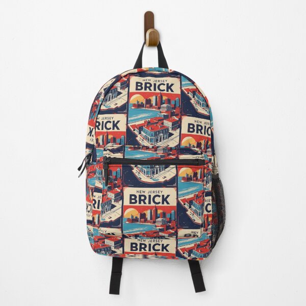 Item preview, Brick New Jersey 1950s USA Vintage Travel Tourism designed and sold by TravelersGems.