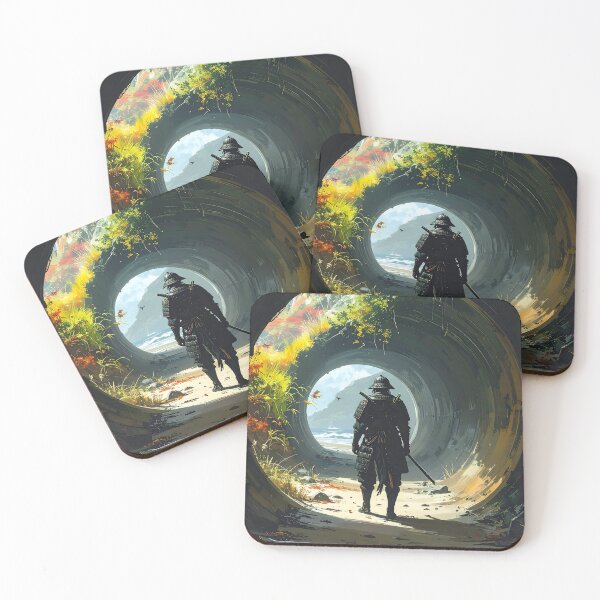 Item preview, Lone Samurai — Secret Tunnel to Freedom designed and sold by Schoenenwald - Illustrations Uniques et Originales.