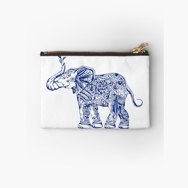 Item preview, Majestic Ornamental Elephant – Decorative Folk Art Illustration designed and sold by AlisaArtDecor.