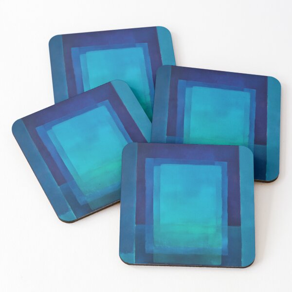 Item preview, Azure Depth Color Field Abstract designed and sold by Moisky Art.