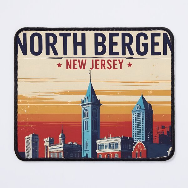 Item preview, North Bergen New Jersey 1950s USA Vintage Travel Tourism designed and sold by TravelersGems.