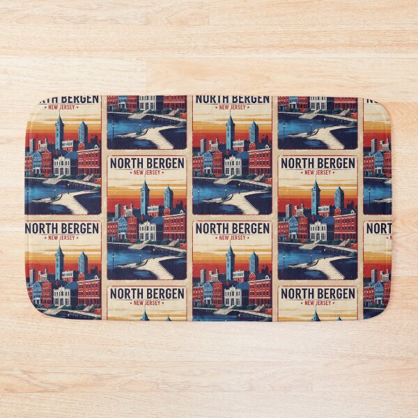 Item preview, North Bergen New Jersey 1950s USA Vintage Travel Tourism designed and sold by TravelersGems.