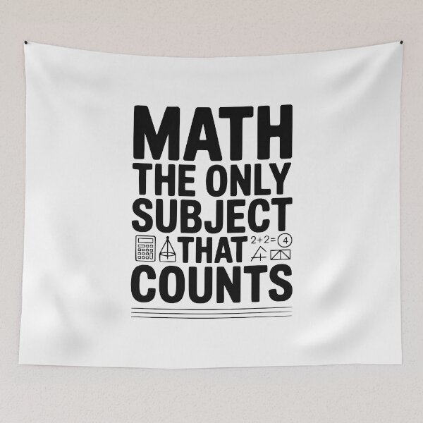 Item preview, Math The Only Subject that Counts designed and sold by Frank Ring.