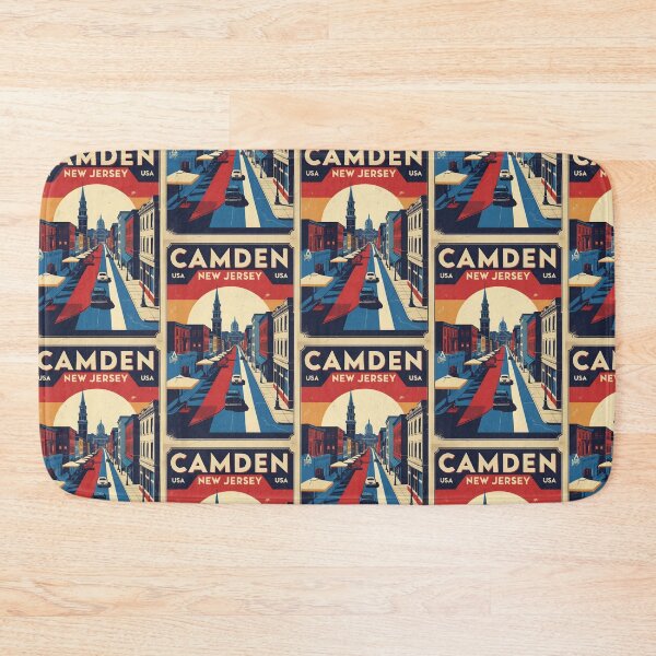 Item preview, Camden New Jersey 1950s USA Vintage Travel Tourism designed and sold by TravelersGems.
