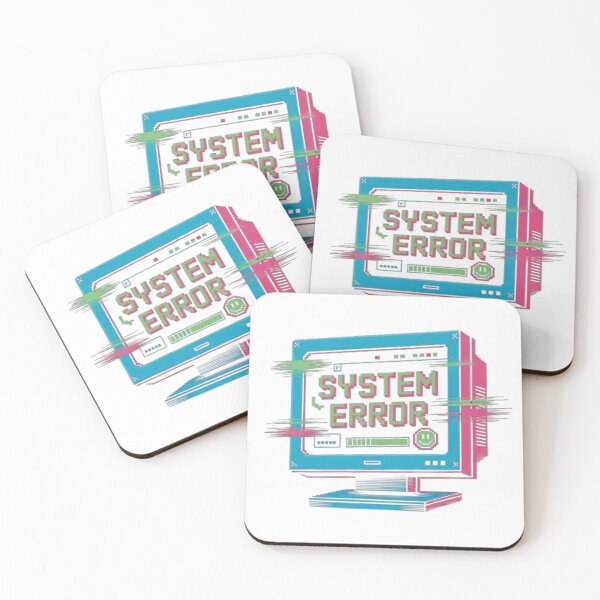 Item preview, System Error Retro Computer T-Shirt – Vaporwave Glitch Tech Design for Gamers, Programmers & Retro Tech Lovers designed and sold by GemBob Creations.