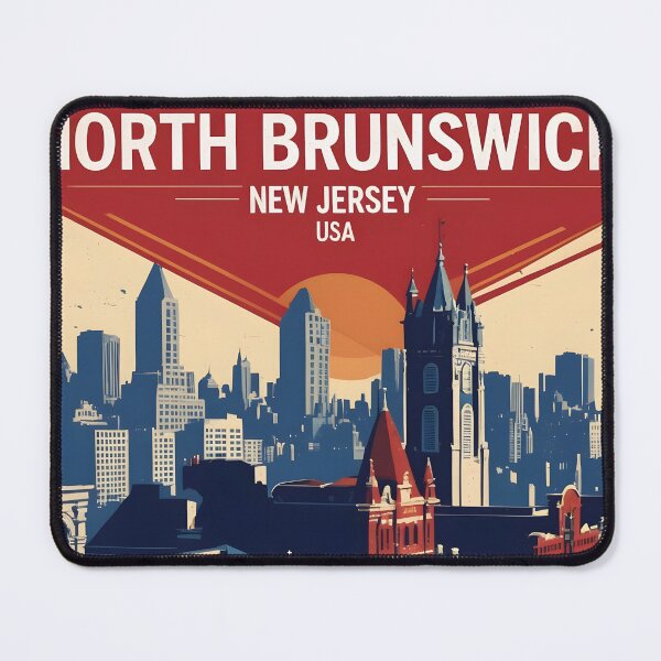 Item preview, North Brunswick Jersey 1950s USA Vintage Travel Tourism designed and sold by TravelersGems.