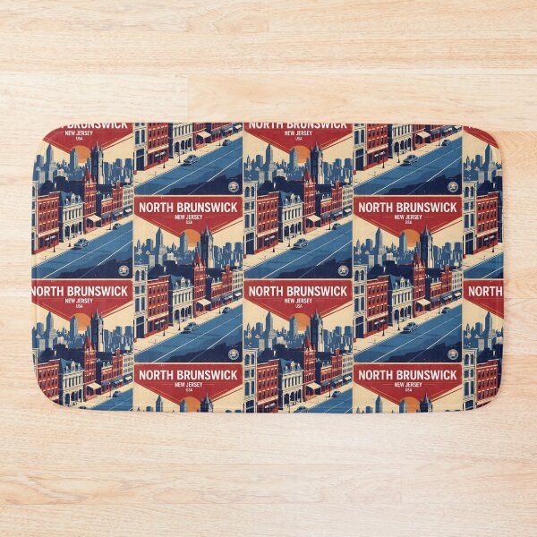 Item preview, North Brunswick Jersey 1950s USA Vintage Travel Tourism designed and sold by TravelersGems.