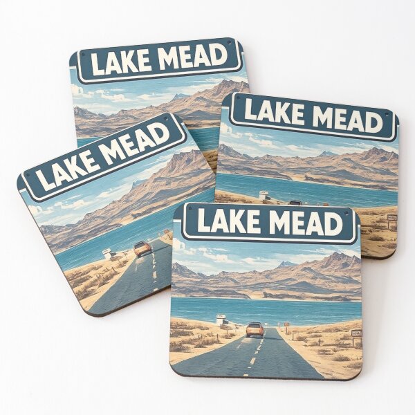 Item preview, Lake Mead Colorado river Hoover dam Retro Water Sunrise and Sunset designed and sold by erkinmaddison.
