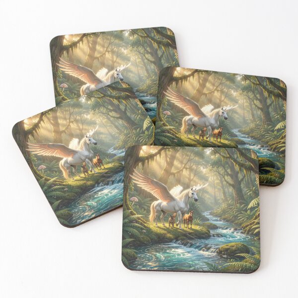 Item preview, Mystic Forest Unicorns – Enchanted Light and Fantasy Magic Collection designed and sold by FotoworldEdel.