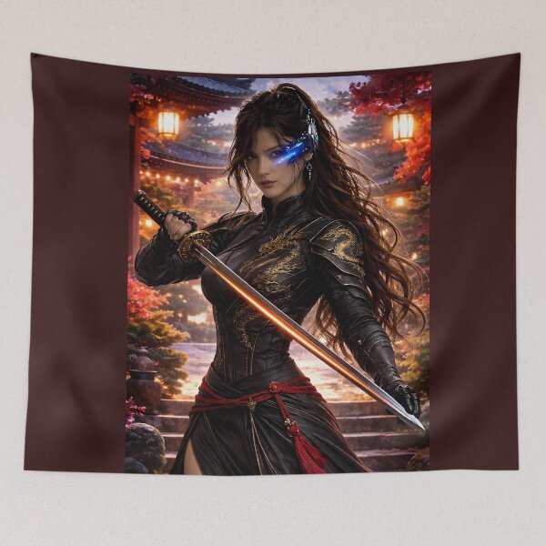 Item preview, Cyber Samurai Warrior – Dragon Spirit designed and sold by Dragon-Samurai.