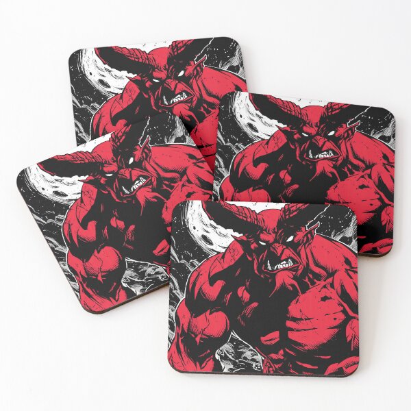 Item preview, The Obsidian-Horned Beast designed and sold by Retro Type.