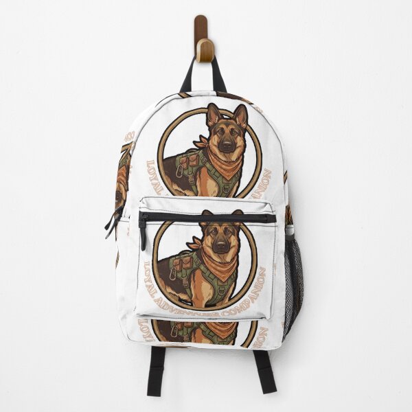 Item preview, Vintage German Shepherd Adventure Badge - Loyal Companion Dog Scout designed and sold by Line & Shade.