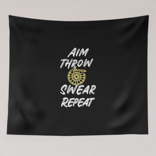 Item preview, Darts Aim Throw Swear Repeat designed and sold by Farmon52nd.