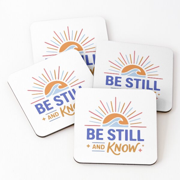 Item preview, Be Still and Know Psalm 46:10 Christian Faith Sunset  designed and sold by stylishdzign.