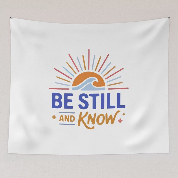 Item preview, Be Still and Know Psalm 46:10 Christian Faith Sunset  designed and sold by stylishdzign.