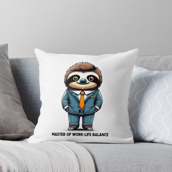 Item preview, Work Life Balance Sloth – Funny Office Humor Design designed and sold by CyfroweMysli.