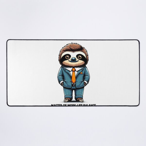 Item preview, Work Life Balance Sloth – Funny Office Humor Design designed and sold by CyfroweMysli.