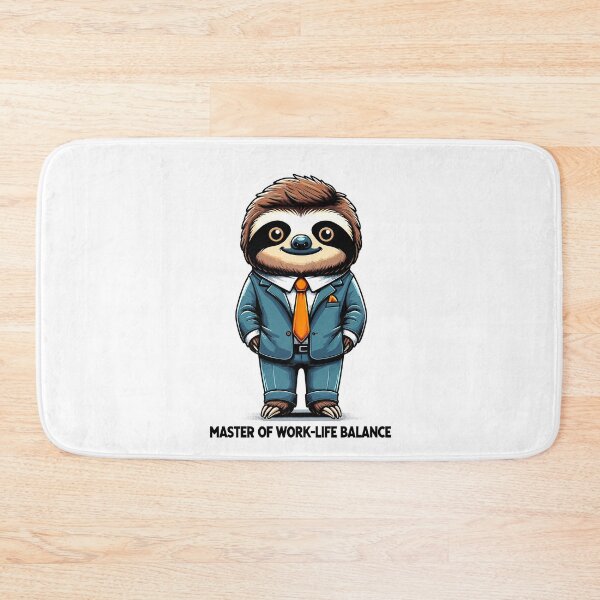 Item preview, Work Life Balance Sloth – Funny Office Humor Design designed and sold by CyfroweMysli.