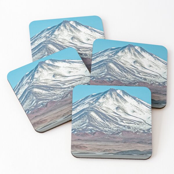 Item preview, Snowy Aracar Volcano Argentine Puna Jujuy Salta designed and sold by Keltoi-art.
