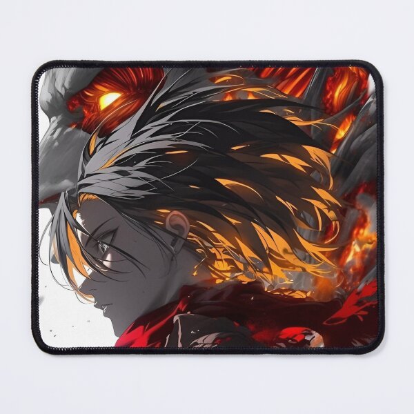 Item preview, Burning Titan Battle Warrior – Dark Anime Action Aesthetic designed and sold by Dyan4.