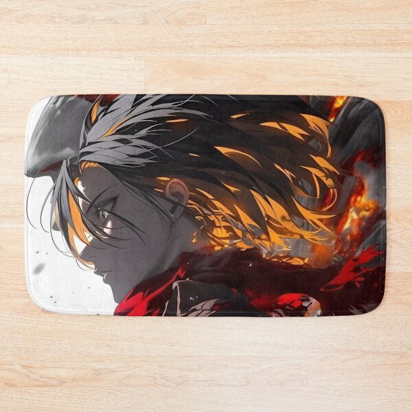 Item preview, Burning Titan Battle Warrior – Dark Anime Action Aesthetic designed and sold by Dyan4.