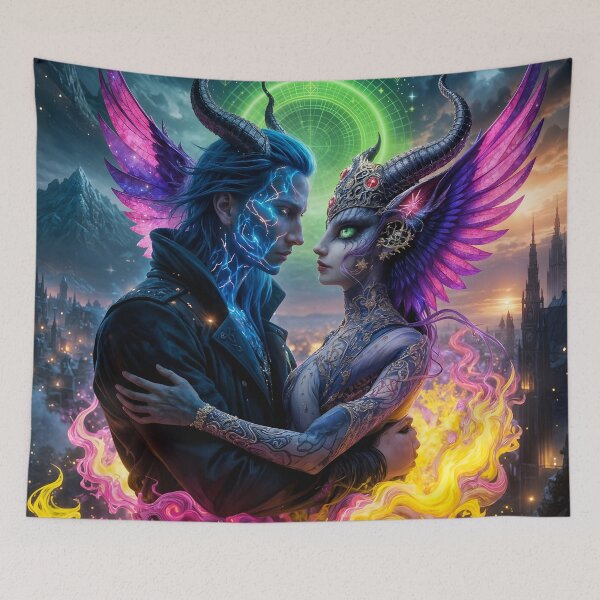 Item preview, Dancing in Flames: The Energy of Star Souls designed and sold by KunstGeist.