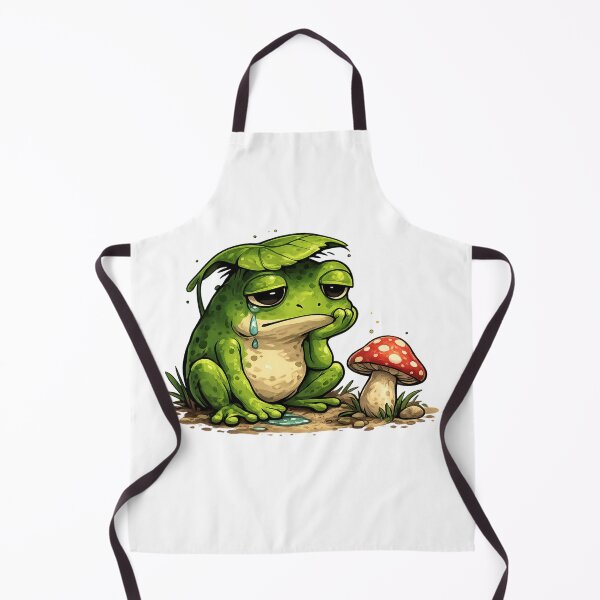 Item preview, Sad frog and luminous mushroom designed and sold by FroggyOnly.