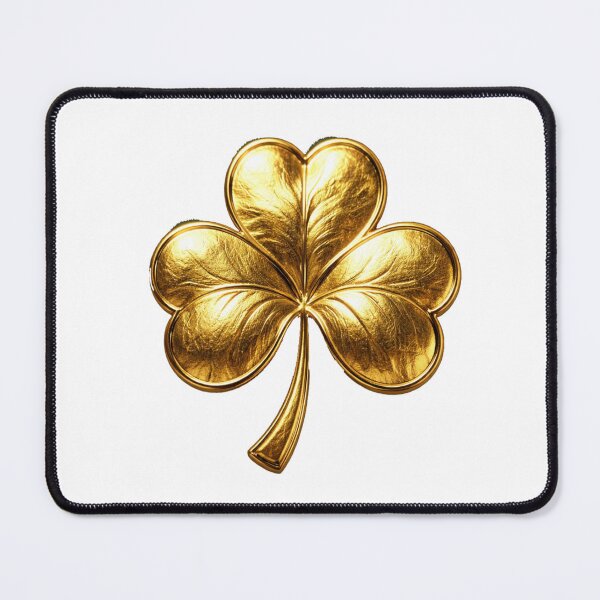 Item preview, Luxury Gold Shamrock – Elegant Irish Clover St Patrick’s Day Premium Gold Foil Design designed and sold by Globalcitytees.