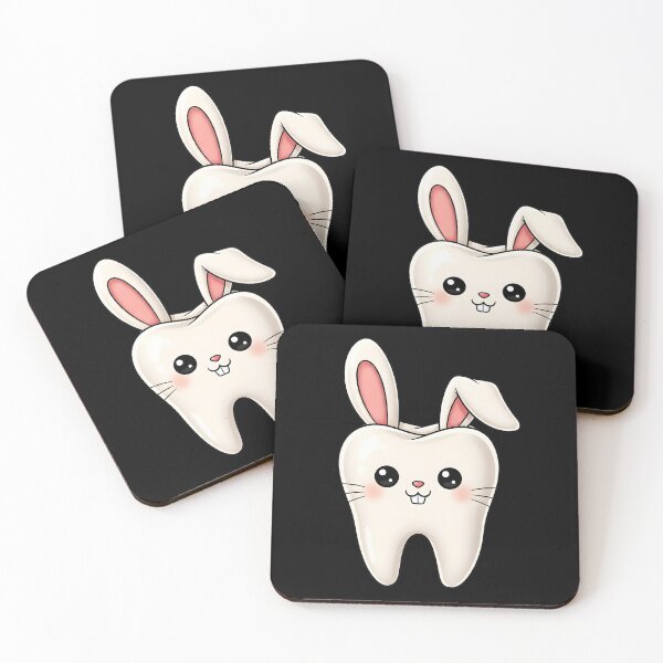 Item preview, Cute Bunny Tooth Dentist Dentistry Spring Easter designed and sold by OlakunleOloroz.