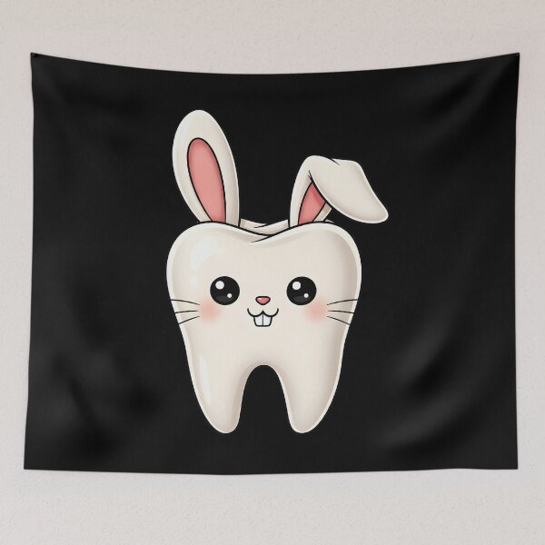 Item preview, Cute Bunny Tooth Dentist Dentistry Spring Easter designed and sold by OlakunleOloroz.