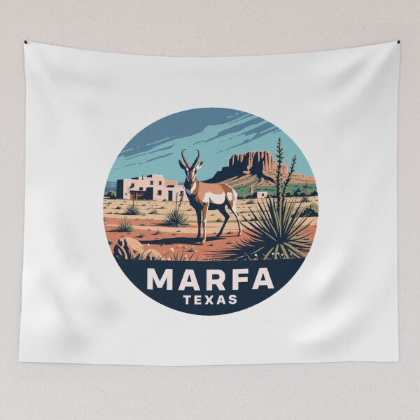 Item preview, Marfa Texas Desert Wildlife: Southwestern Landscape designed and sold by CircinusStore.