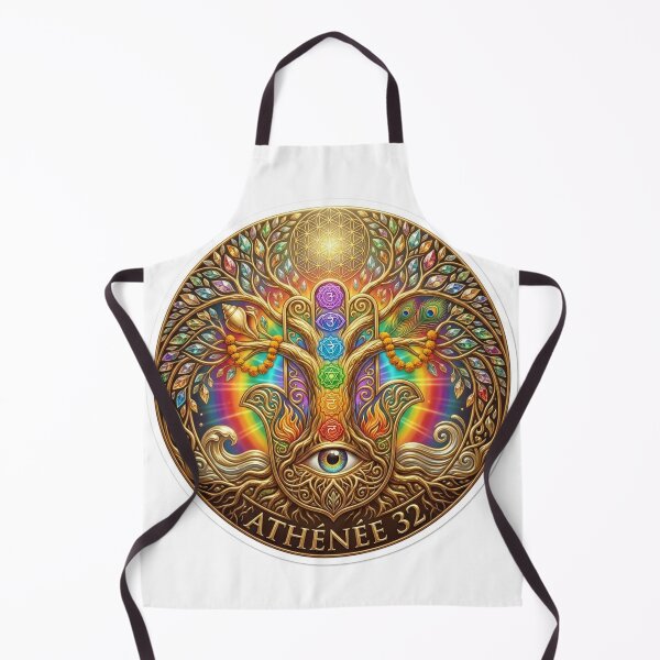 Item preview, Athénée 32 Exclusive: Universal Harmony Tree of Life – Celestial Chakra Aura & Sacred Geometry designed and sold by athenee32.