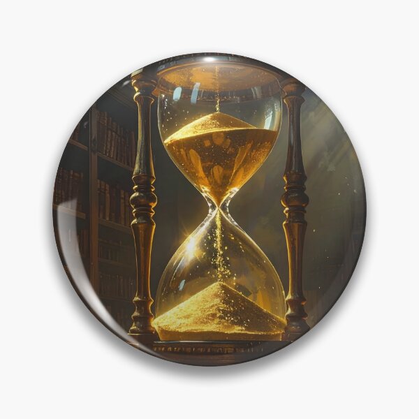 Item preview, Giant Hourglass — Time Magic and Ancient Books designed and sold by Schoenenwald - Illustrations Uniques et Originales.