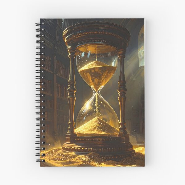 Item preview, Giant Hourglass — Time Magic and Ancient Books designed and sold by Schoenenwald - Illustrations Uniques et Originales.
