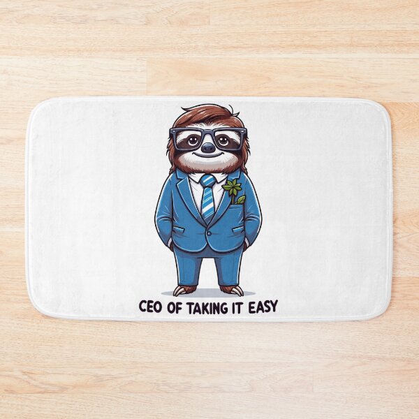 Item preview, CEO of Taking It Easy – Funny Sloth Office Humor Design designed and sold by CyfroweMysli.