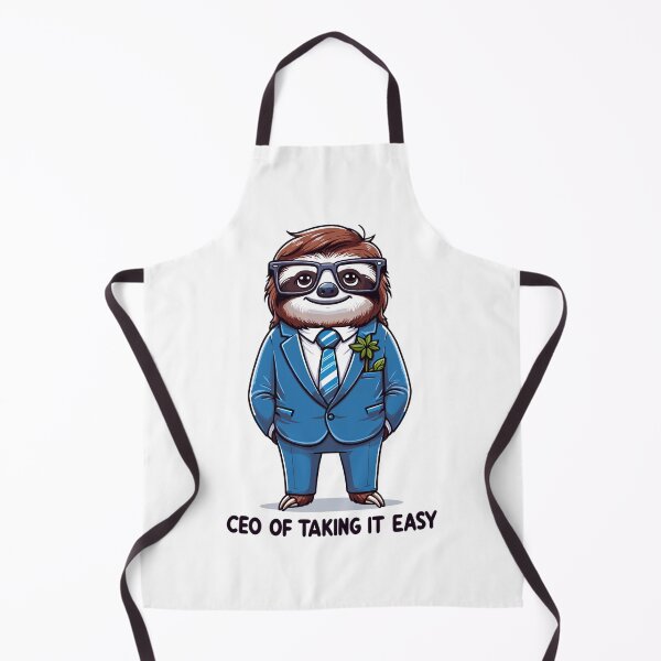 Item preview, CEO of Taking It Easy – Funny Sloth Office Humor Design designed and sold by CyfroweMysli.