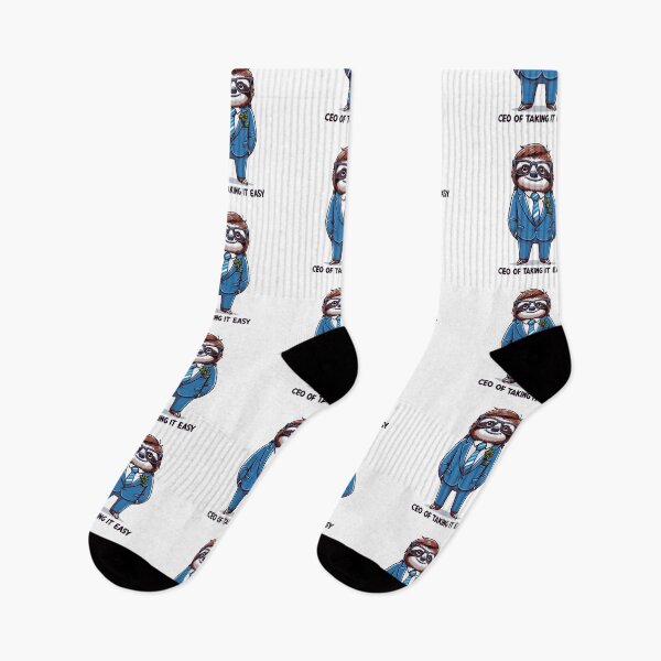 Item preview, CEO of Taking It Easy – Funny Sloth Office Humor Design designed and sold by CyfroweMysli.