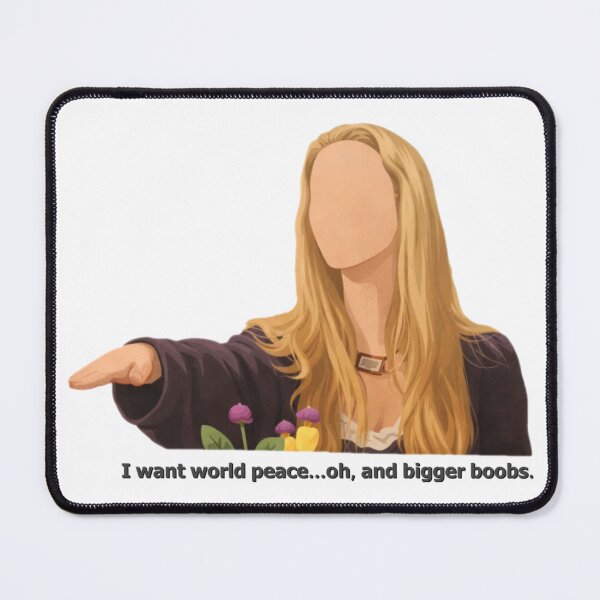 Item preview, Phoebe Buffay quote Friends, I want world peace... oh, and bigger boobs designed and sold by spidercolapinto.