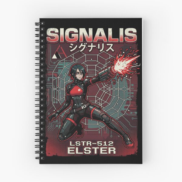 Artikelvorschau, Signalis Pixel Horror Elster Techniker Verlorener Partner Symbol entworfen und verkauft von Senpaiwaves.