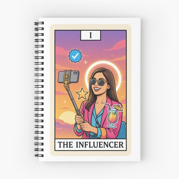 Item preview, The Influencer Tarot Card I Social Media designed and sold by octozap.