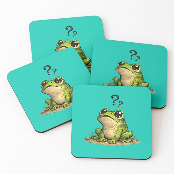 Item preview, A perplexed frog under a starry sky designed and sold by FroggyOnly.