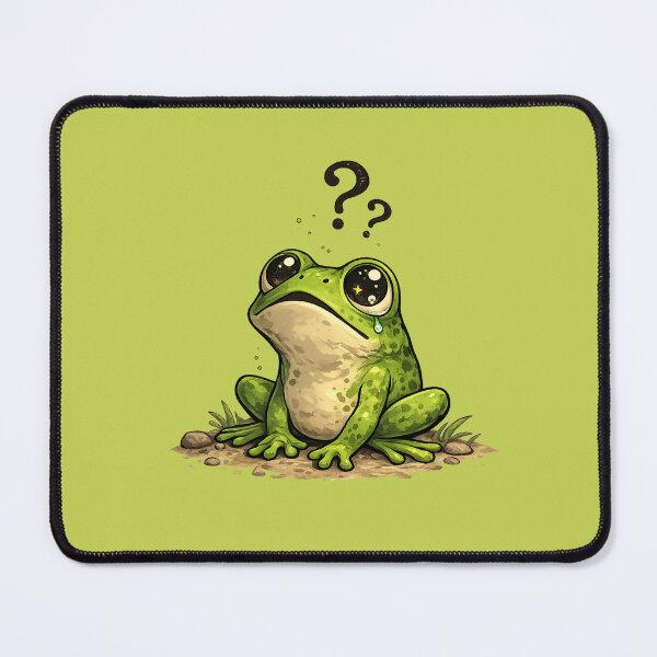 Item preview, A perplexed frog under a starry sky designed and sold by FroggyOnly.