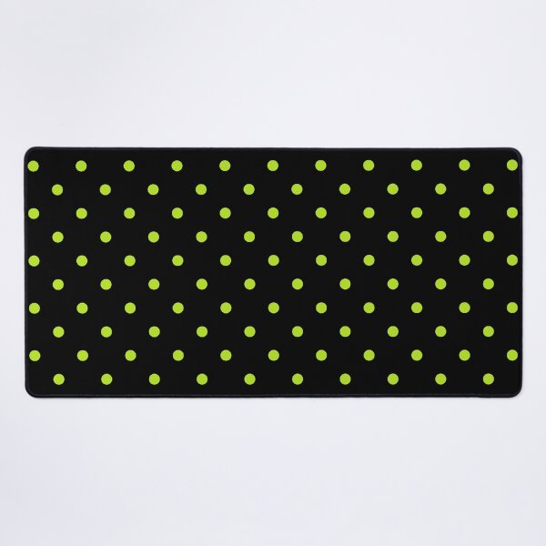 Item preview, Neon Lime Green Polkadots on Black  designed and sold by POLKAIWERX.