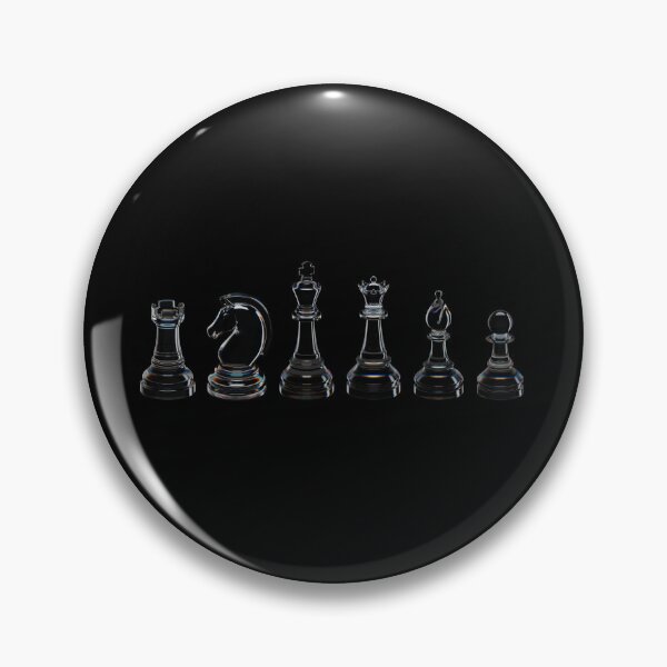 Item preview, Minimal Glass Chess Pieces Strategy Art designed and sold by trepiu.