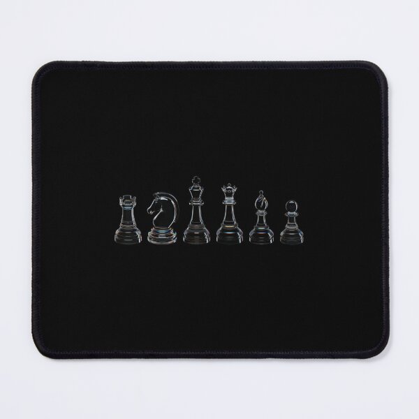 Item preview, Minimal Glass Chess Pieces Strategy Art designed and sold by trepiu.