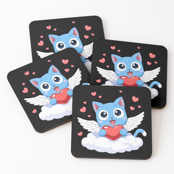 Item preview, Happy cupid cat spreading love designed and sold by ProjetF.