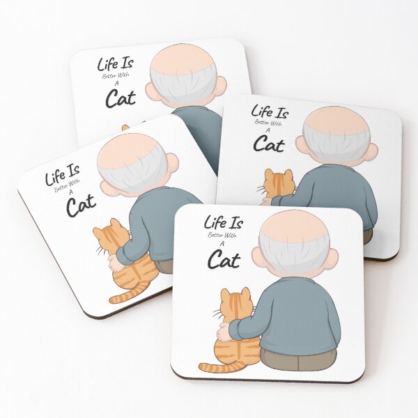 Item preview, Life Is Better With A Cat. designed and sold by Dinasshop.